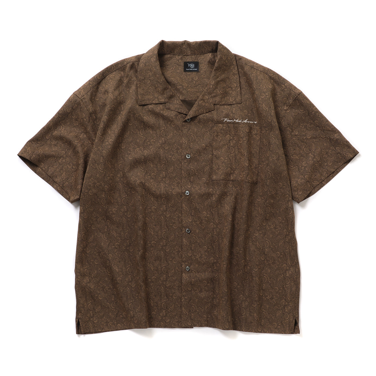 SS PAISLEY SHIRT(FMA) - BROWN – GADORO