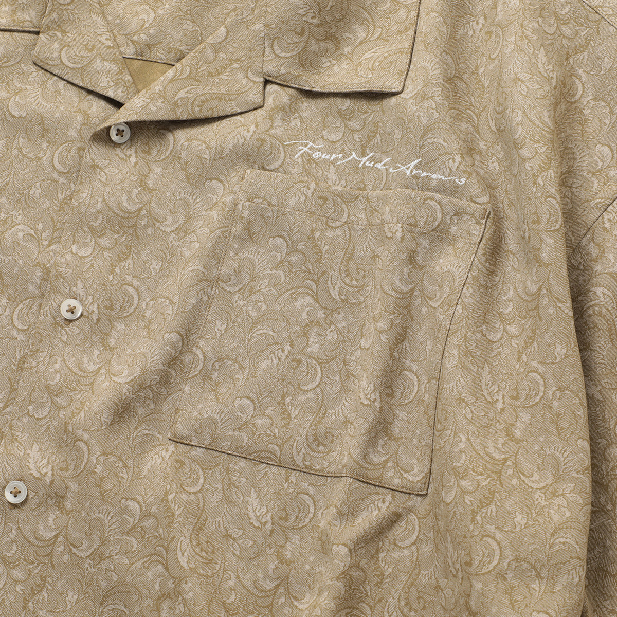 SS PAISLEY SHIRT(FMA) - BEIGE – GADORO