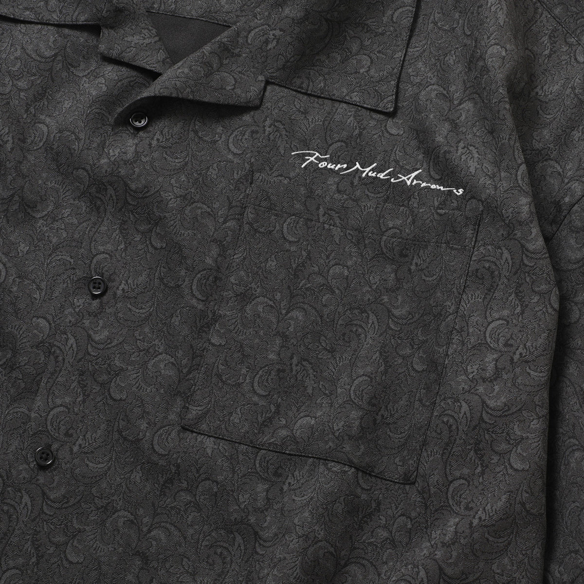 トップス GADORO SS PAISLEY SHIRT(FMA) - BLACK SS PAISLEY SHIRT(FMA) - BLACK – GADORO