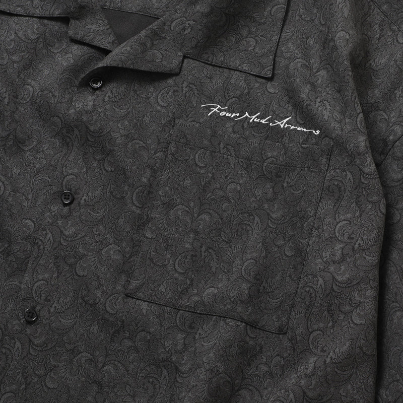 SS PAISLEY SHIRT(FMA) - BLACK