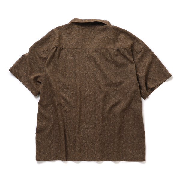 SS PAISLEY SHIRT(FMA) - BROWN