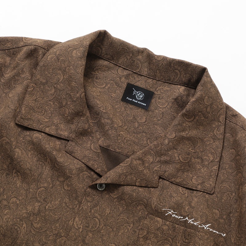 SS PAISLEY SHIRT(FMA) - BROWN
