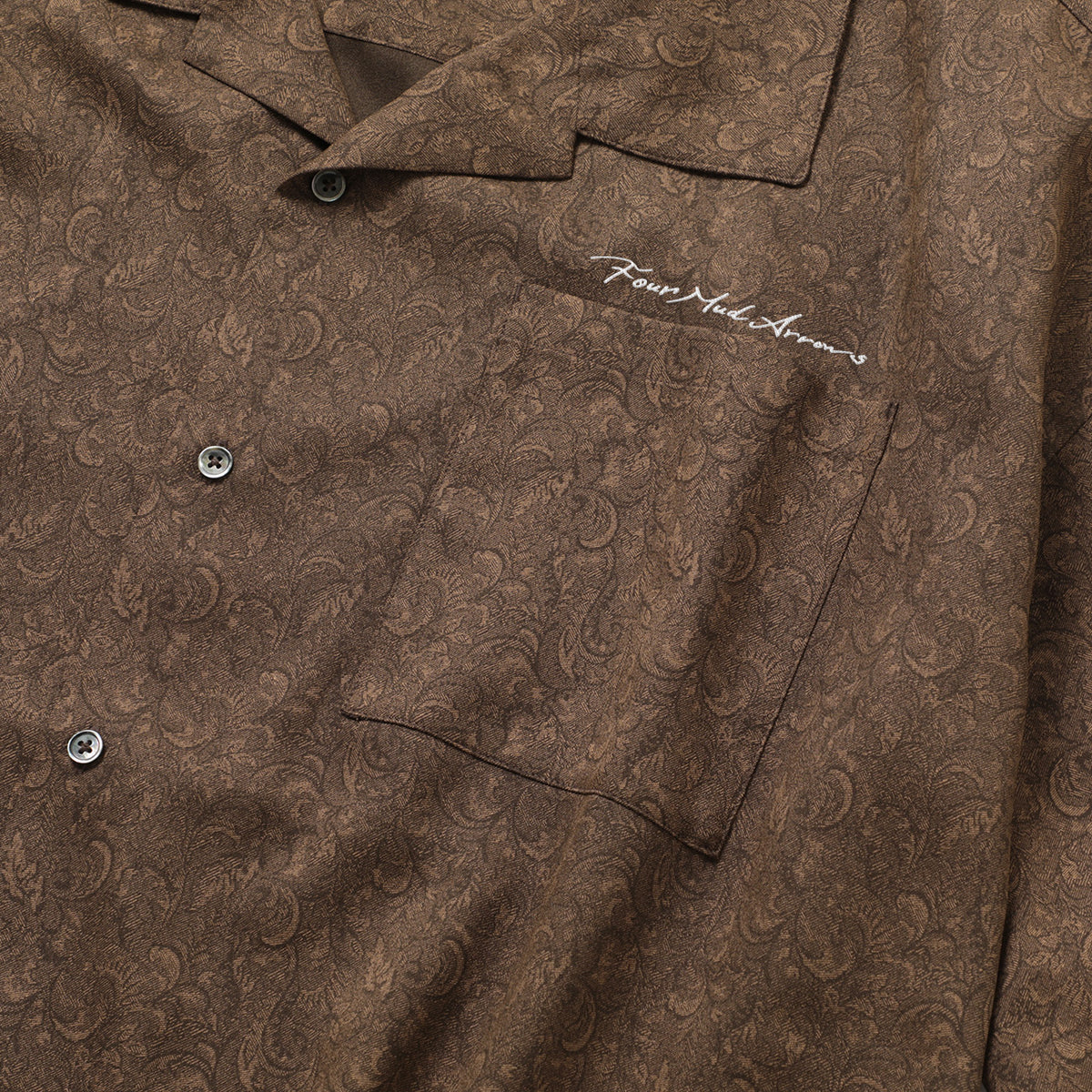 SS PAISLEY SHIRT(FMA) - BROWN – GADORO