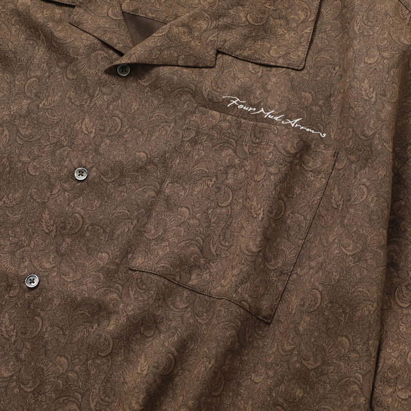 SS PAISLEY SHIRT(FMA) - BROWN