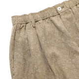 PAISLEY LONG PANTS (FMA) - BEIGE