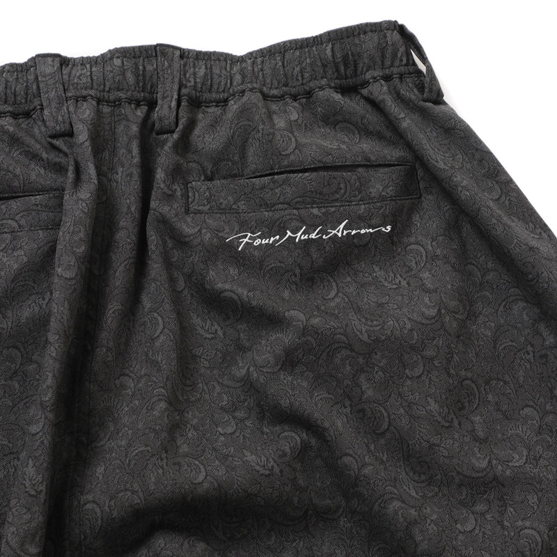 PAISLEY LONG PANTS (FMA) - BLACK