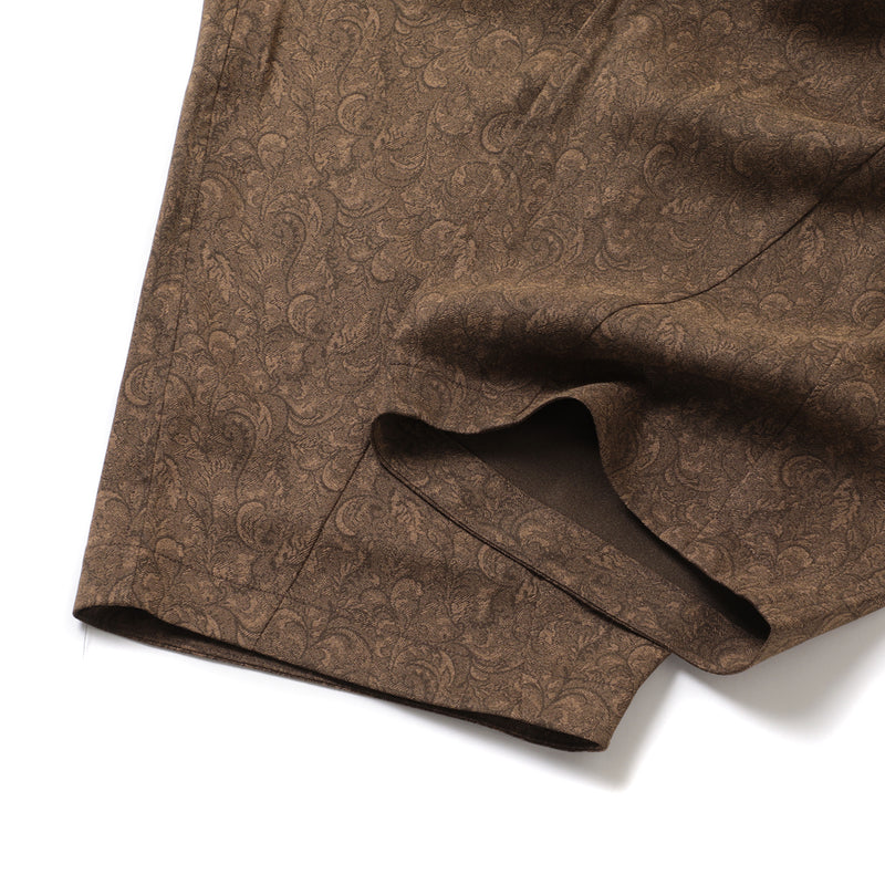 PAISLEY LONG PANTS (FMA) - BROWN