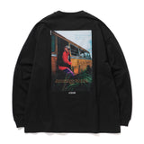 L/S Tee "Balik Kampung" - BLACK