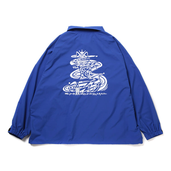 #03 “STRAY CAT“ COACH JACKET "BLUE"