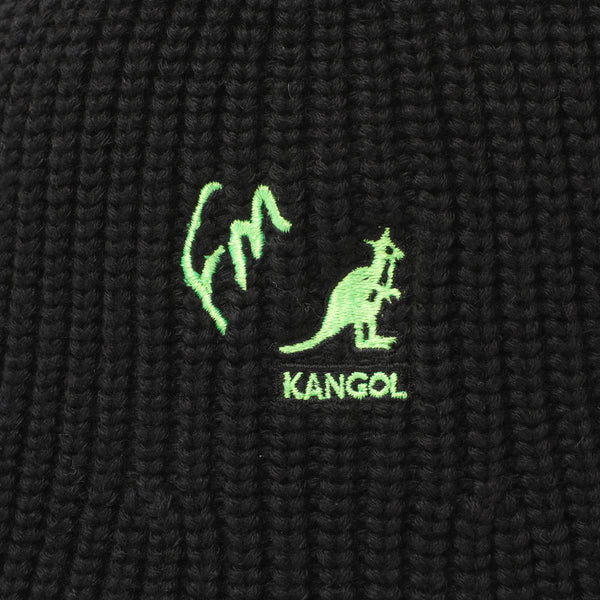KANGOL × GADORO Bucket Hat - BLACK × GREEN