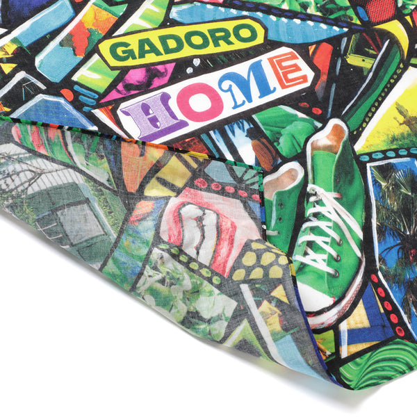 HOME bandana "collage" - GREEN