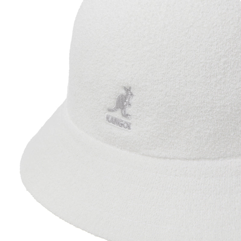 KANGOL × GADORO PILE HAT "WHITE"