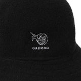 KANGOL × GADORO PILE HAT "BLACK"