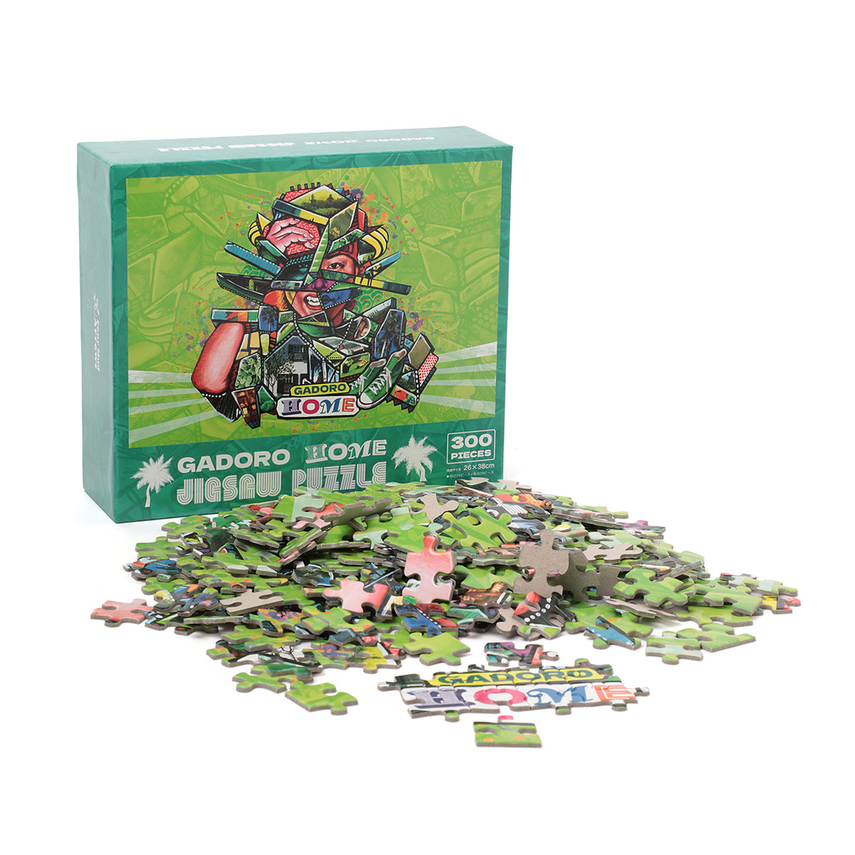どこでもいっしょ　300ピース ジグソーパズル「お部屋」 HOME Jigsaw Puzzle 300P - GREEN – GADORO