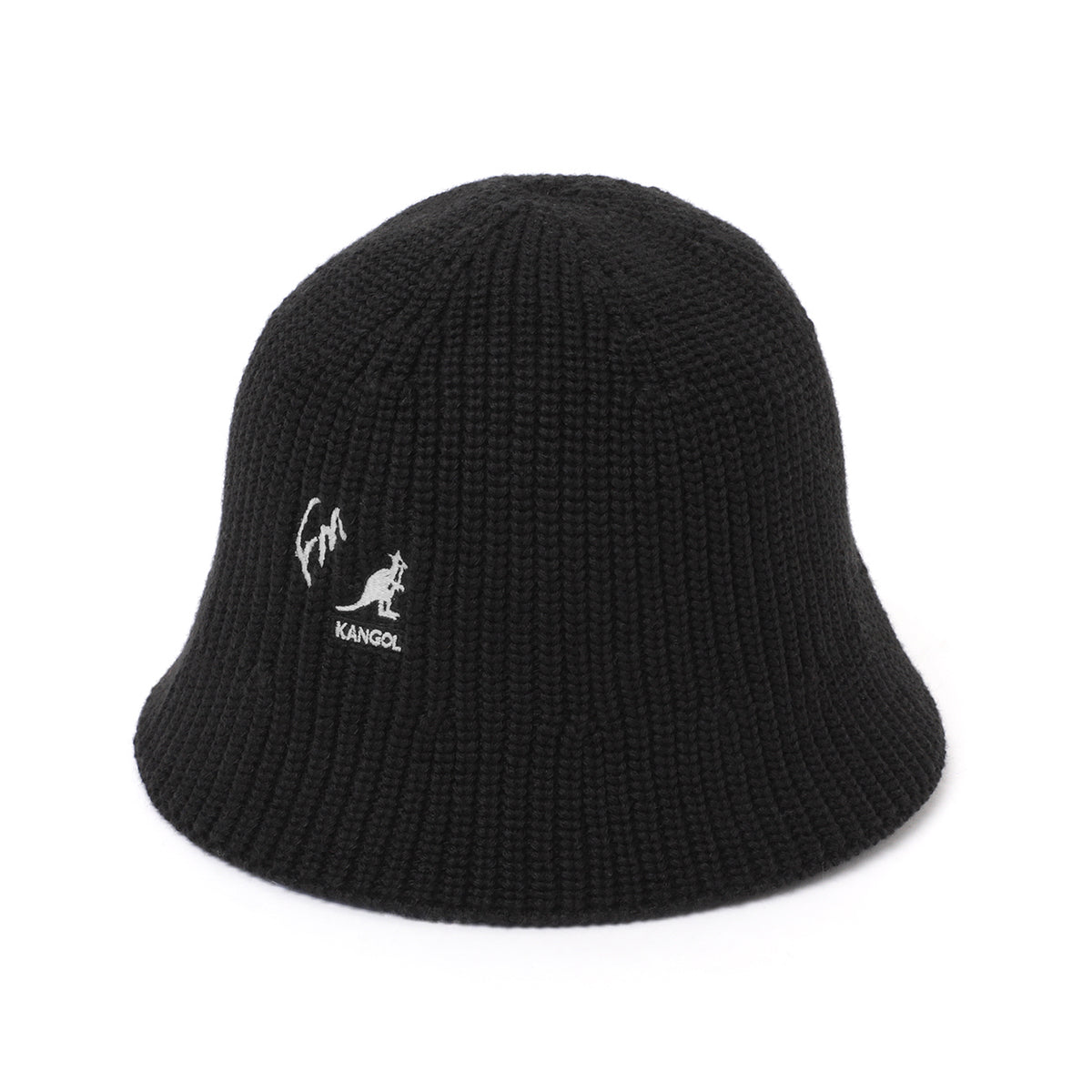 GADORO KANGOL ハット KANGOL × GADORO Bucket Hat - BLACK × WHITE