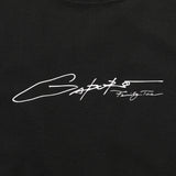 S/S Tee GADORO "Cursive" - BLACK