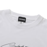 S/S Tee GADORO "Cursive" - WHITE
