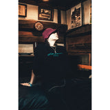 S/S Tee "mile" - BLACK