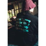 S/S Tee "mile" - BLACK