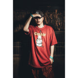 S/S Tee "GADORO BOY Ⅱ" - VINTAGE RED