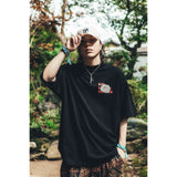 S/S Tee "Big Katsu Burger" - BLACK