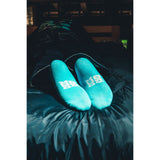 GADORO Rhyme Socks "HITORIGOTO" - "mile" BLUE