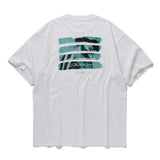 S/S Tee "mile" - WHITE
