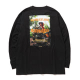 L/S Tee "MARUHADAKA" - BLACK
