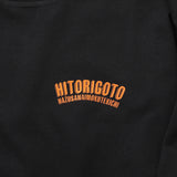 L/S Tee "MARUHADAKA" - BLACK