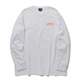 L/S Tee "MARUHADAKA" - WHITE