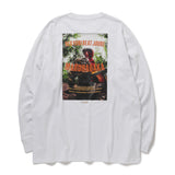 L/S Tee "MARUHADAKA" - WHITE