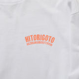 L/S Tee "MARUHADAKA" - WHITE