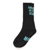 GADORO Rhyme Socks "HITORIGOTO" - BLACK
