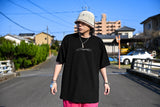 S/S Tee GADORO "Cursive" - BLACK