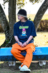 S/S Tee "GADORO BOY" - NAVY